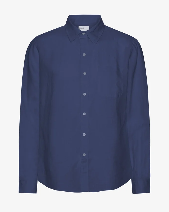 Camisas de lino - Azul petróleo