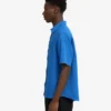 Camisas de lino de manga corta - Azul Pacífico