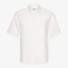 Camisas de lino de manga corta - Blanco óptico