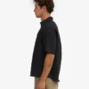 Camisas de lino de manga corta - Negro intenso