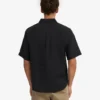 Camisas de lino de manga corta - Negro intenso