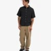Camisas de lino de manga corta - Negro intenso