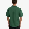 Camisas de lino de manga corta - Verde esmeralda
