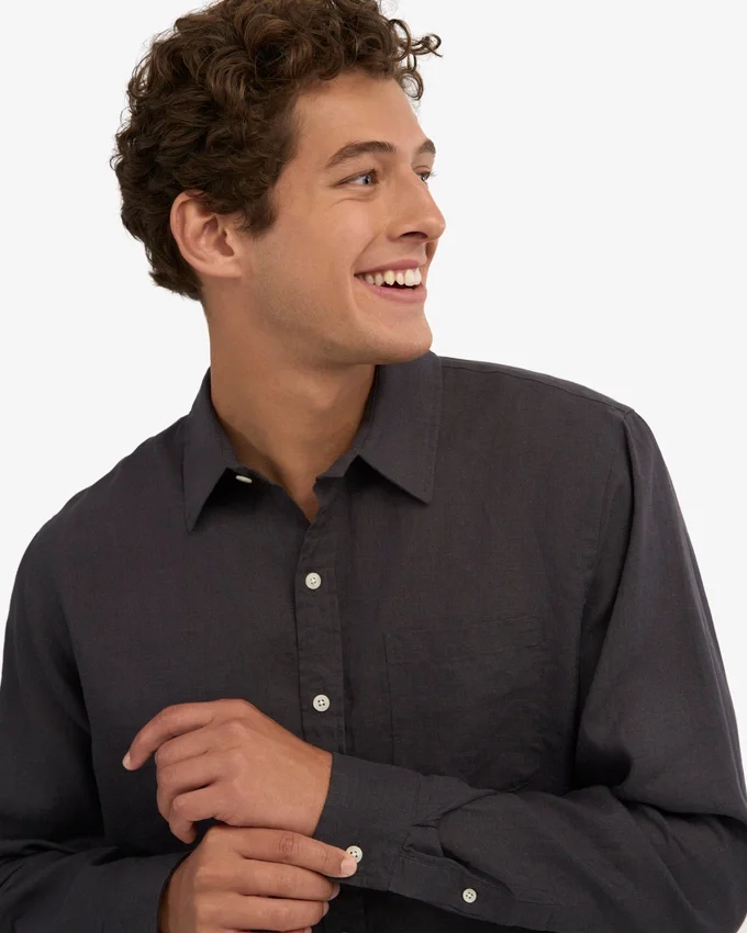 Camisas de lino - Gris lava
