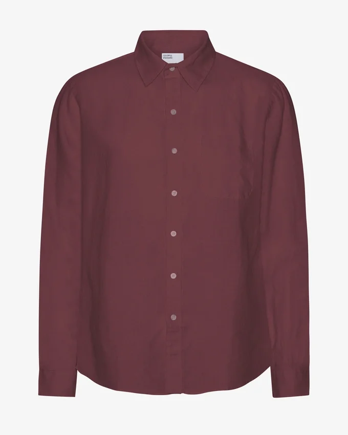 Camisas de lino - Rojo sangre