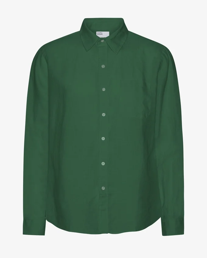 Camisas de lino - Verde esmeralda
