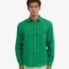 Camisas de lino - Verde Kelly