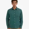 Camisas de lino - verde océano