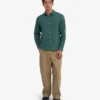 Camisas de lino - verde océano