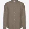Camisas de lino - verde oliva apagado