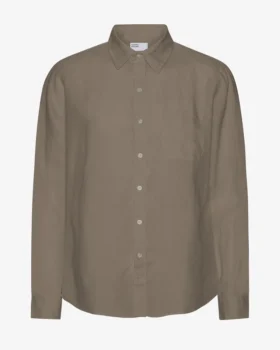 Camisas de lino - verde oliva apagado