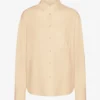 Camisas orgánicas de corte holgado - Amarillo suave