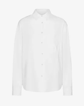 Camisas orgánicas de corte holgado - Blanco óptico