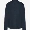 Camisas orgánicas de corte oversize - Azul marino