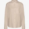 Camisas orgánicas de corte oversize - Blanco marfil
