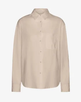 Camisas orgánicas de corte oversize - Blanco marfil
