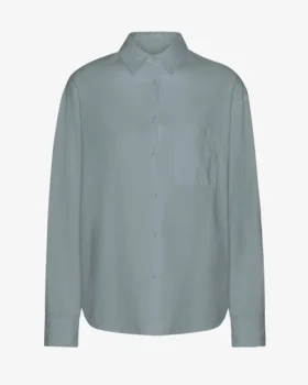 Camisas orgánicas oversize - Azul acero