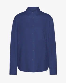 Camisas orgánicas oversize - Azul marino