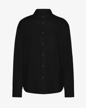 Camisas orgánicas oversize - Negro intenso
