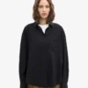 Camisas orgánicas oversize - Negro intenso