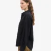 Camisas orgánicas oversize - Negro intenso