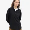 Camisas orgánicas oversize - Negro intenso