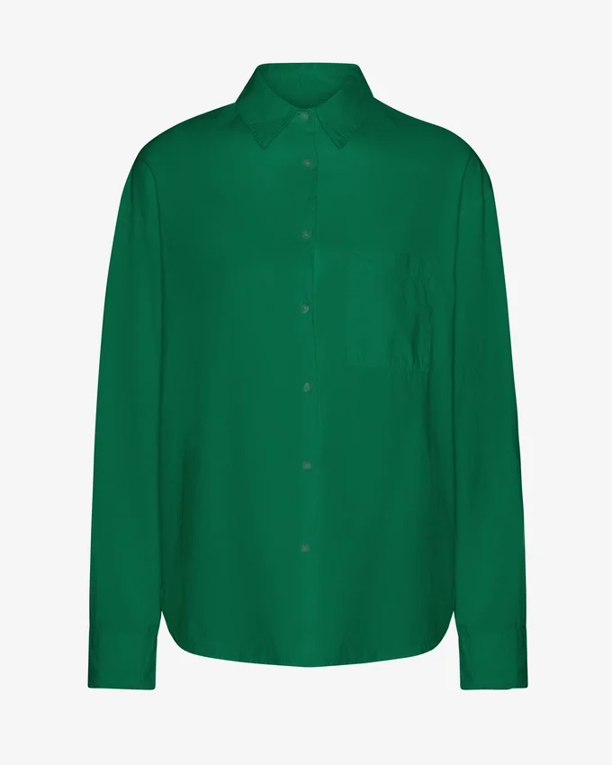 Camisas orgánicas oversize - Verde Kelly
