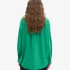 Camisas orgánicas oversize - Verde Kelly