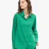 Camisas orgánicas oversize - Verde Kelly