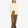 Camisas oversize de lino - Amarillo suave