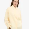 Camisas oversize de lino - Amarillo suave