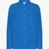 Camisas oversize de lino - Azul Pacífico