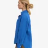Camisas oversize de lino - Azul Pacífico