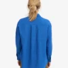 Camisas oversize de lino - Azul Pacífico