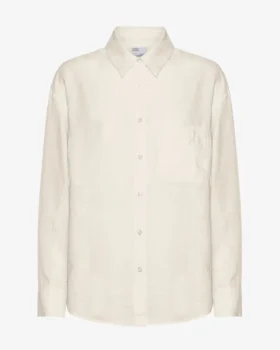 Camisas oversize de lino - Blanco marfil
