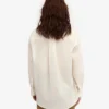Camisas oversize de lino - Blanco marfil