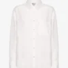 Camisas oversize de lino - Blanco óptico