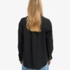 Camisas oversize de lino - Negro intenso