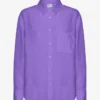 Camisas oversize de lino - Ultravioleta