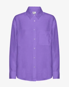 Camisas oversize de lino - Ultravioleta