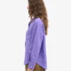 Camisas oversize de lino - Ultravioleta