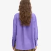 Camisas oversize de lino - Ultravioleta
