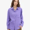 Camisas oversize de lino - Ultravioleta