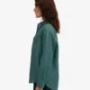 Camisas oversize de lino - Verde océano