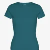 Camiseña orgánica de canalé - Verde océano