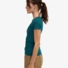 Camiseña orgánica de canalé - Verde océano