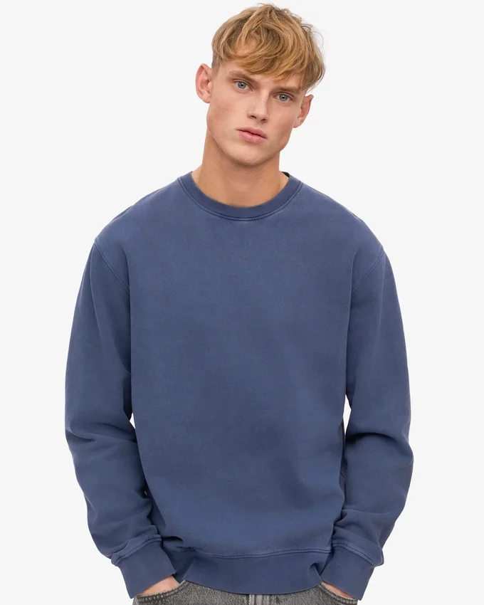 Camiseta Classic Organic de cuello redondo - Azul Neptuno