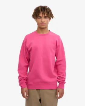 Camiseta Classic Organic de cuello redondo – Rosa chicle
