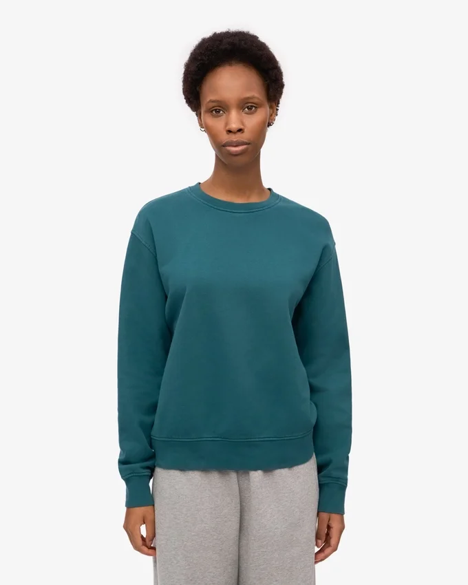 Camiseta Classic Organic para mujer - Verde océano