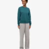 Camiseta Classic Organic para mujer - Verde océano